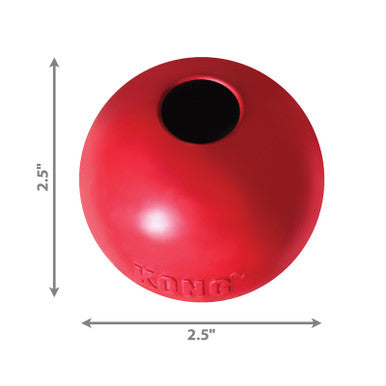KONG Ball Rubber Dog Toy Small