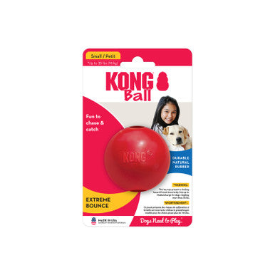 KONG Ball Rubber Dog Toy Small