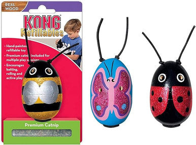 KONG Refillable Wooden Cat Toy