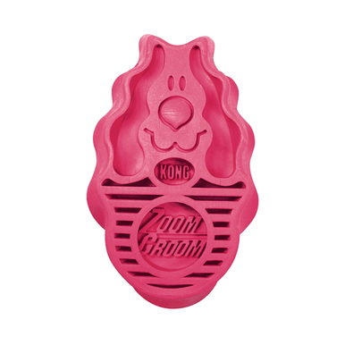 KONG ZoomGroom Dog Brush Raspberry