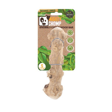 FurKidz Mighty Chomp Knobbly Coffee Wood Bar Small