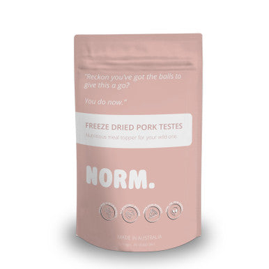 Norm Pork Testes Meal Topper