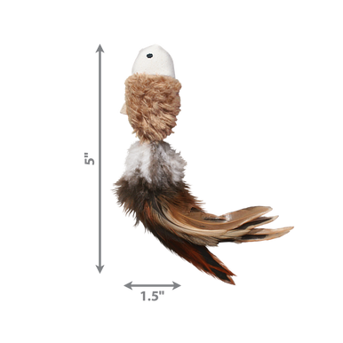 KONG Naturals Crinkle Fish 2 Pack Cat Toy