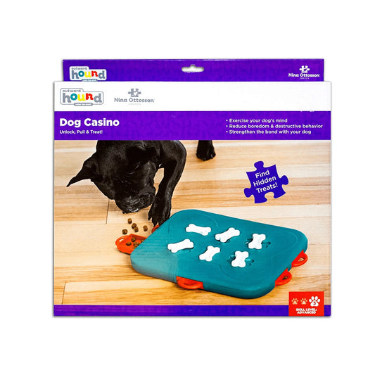 Nina Ottosson Casino High Level Interactive Puzzle & Toy for Dogs & Cats