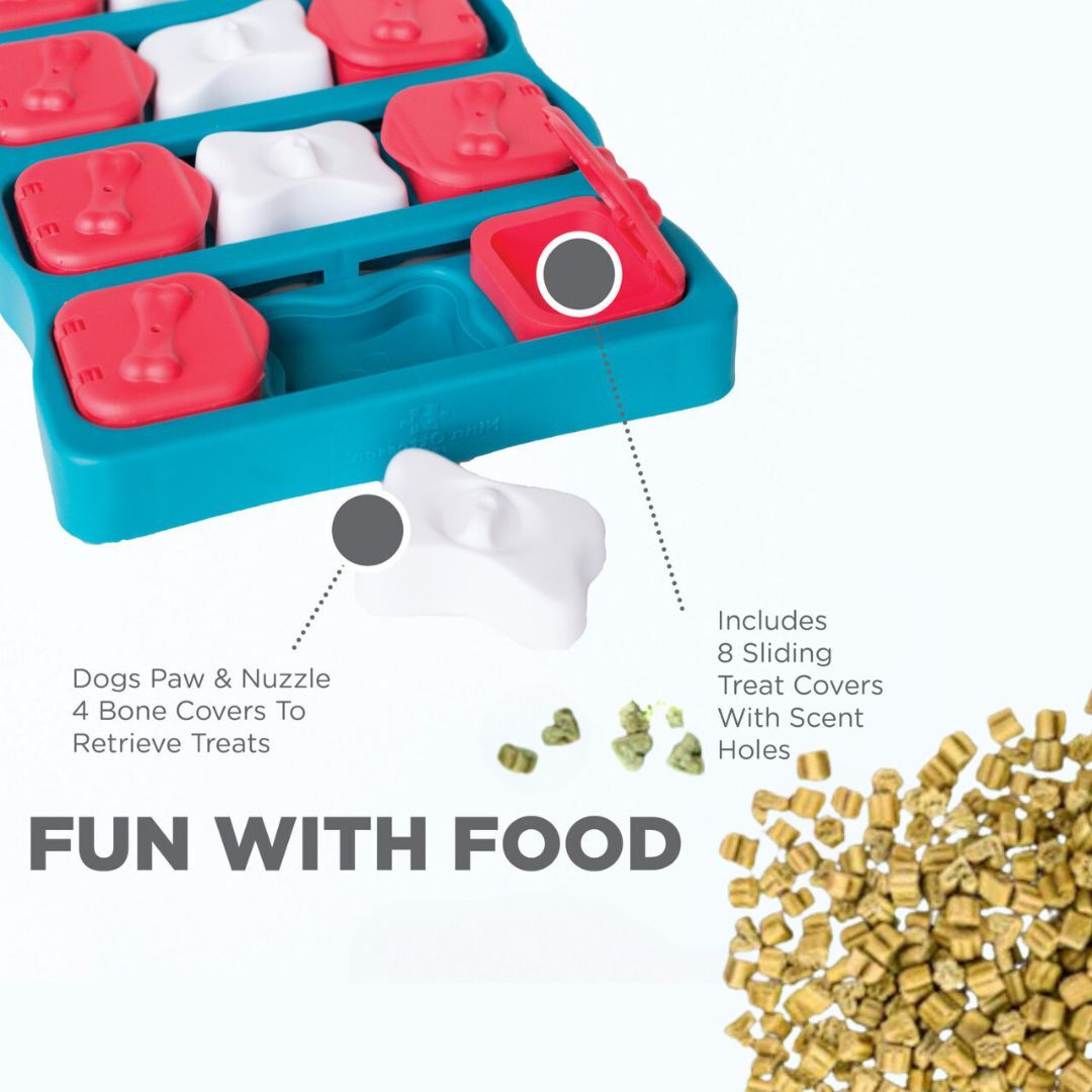 Nina Ottosson Dog Brick Interactive Treat Dispenser Dog Toy