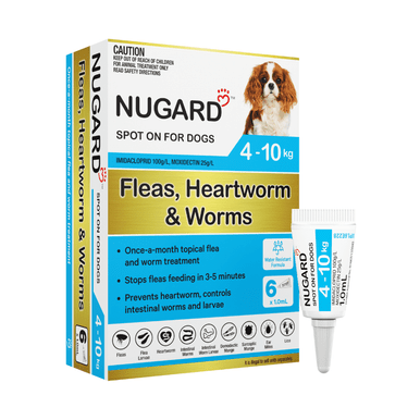 Nugard for Small Dogs 4-10kg Aqua - 6 Doses