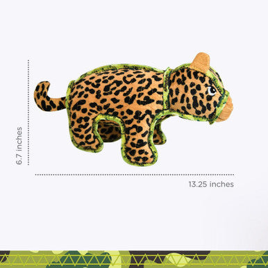 Outward Hound Xtreme Seamz Leopard Squeaker Dog Toy