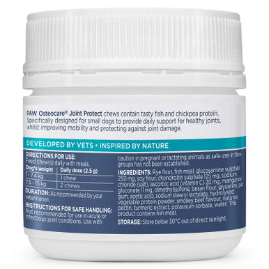 PAW Osteocare Joint Protect Chews Small Dogs - 75g