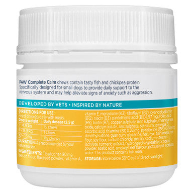 PAW Complete Calm Chews for Small Dogs - 75g