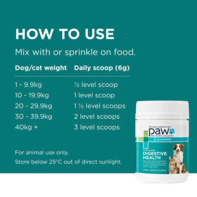 PAW DigestiCare Probiotic for Dogs & Cats - 143g