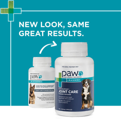 PAW Osteosupport Powder for Dogs 500mg - 150 Capsules