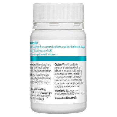 PAW Digesticare SB Gastrointestinal Support for Dogs 500mg - 30 Capsules