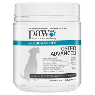 PAW OsteoAdvanced Clinical Joint Support for Dogs - 300g