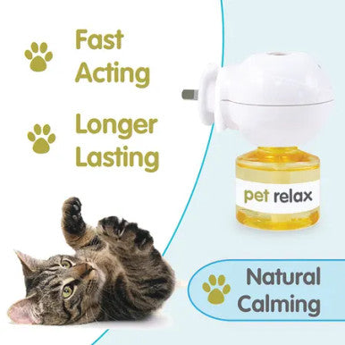 Pet Relax Natural Distract & Relax Diffuser Set for Pets