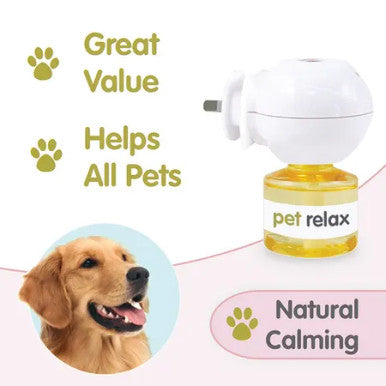 Pet Relax Natural Distract & Relax Diffuser Set for Pets