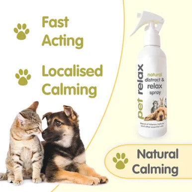 Pet Relax Natural Distract & Relax Spray for Pets 200ml