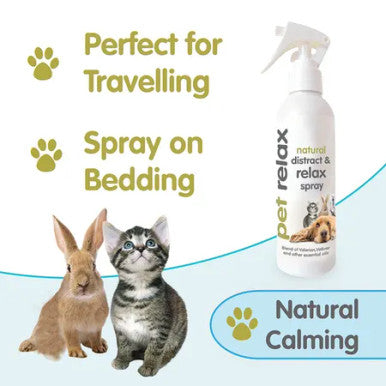 Pet Relax Natural Distract & Relax Spray for Pets 200ml