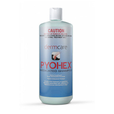 Dermcare Pyohex Medicated Shampoo 500ml for Dogs