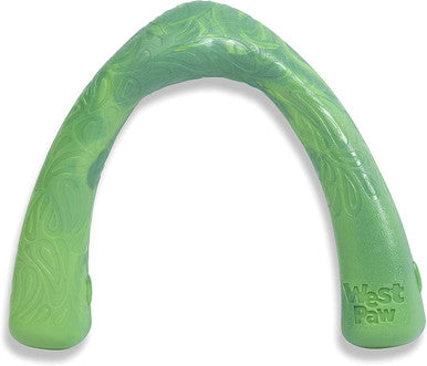 West Paw Seaflex Recycled Plastic Tug Dog Toy - Snorkl Emerald