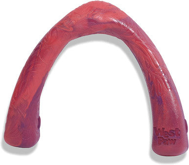 West Paw Seaflex Recycled Plastic Tug Dog Toy - Snorkl Hibiscus