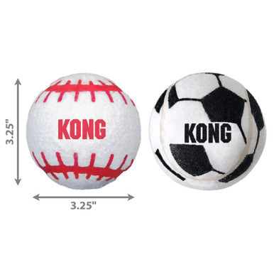 KONG Sport Balls Dog Toy 2 Pack Large
