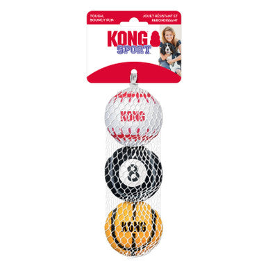 KONG Sport Balls Dog Toy 3 Pack Medium