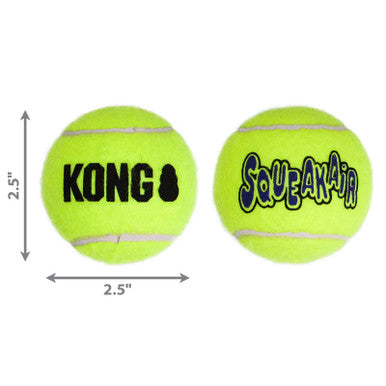 KONG AirDog Squeaker Balls 3 Pack Medium
