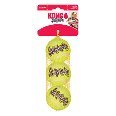 KONG AirDog Squeaker Balls 3 Pack Medium