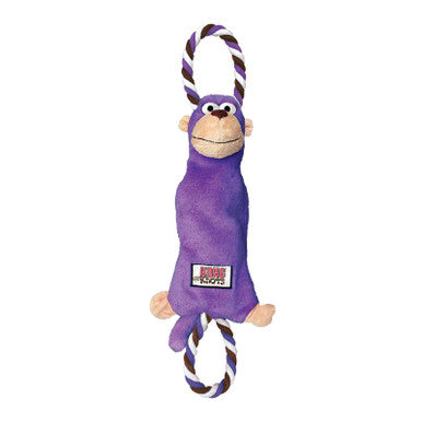 KONG Tugger Knots Monkey Squeaky Dog Toy