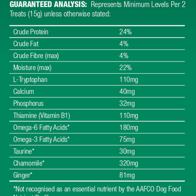 VitaRapid Tranquil Daily Treats For Dogs - 210g