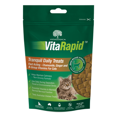 VitaRapid Tranquil Daily Treats For Cats - 100g