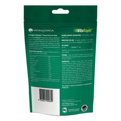 VitaRapid Tranquil Daily Treats For Cats - 100g