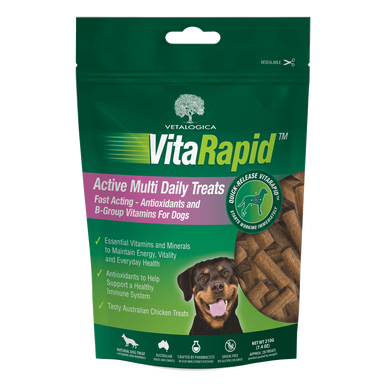 VitaRapid Active Multi Daily Treats for Dogs 210g