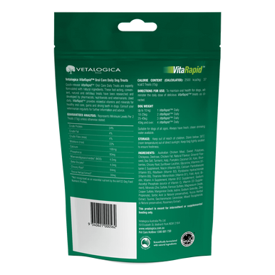 VitaRapid Oral Care Daily Treats For Dogs 210g