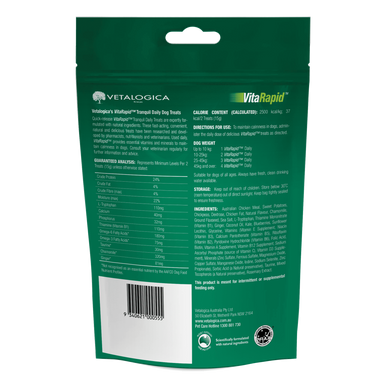 VitaRapid Tranquil Daily Treats For Dogs - 210g