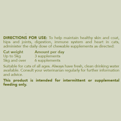 Hemp Clinicals 5-IN-1 Multivitamin Plus Supplements for Cats 100g