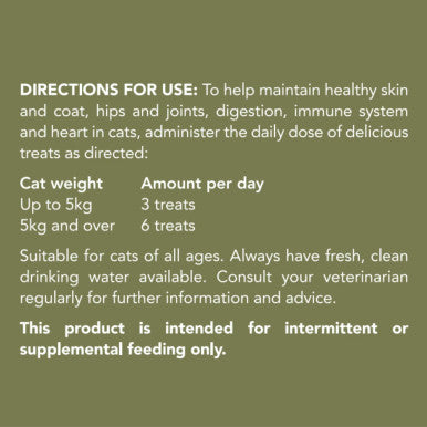 Hemp Clinicals 5-IN-1 Multivitamin Treats for Cats 100g