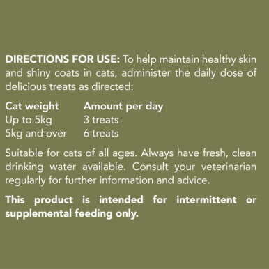 Hemp Clinicals Skin & Coat Treats for Cats 100g
