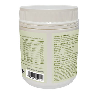 Hemp Clinicals 5-IN-1 Multivitamin Plus Supplements for Dogs 300g