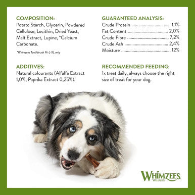 Whimzees Medium Dog Dental Treats Variety Value Box 28 Pack