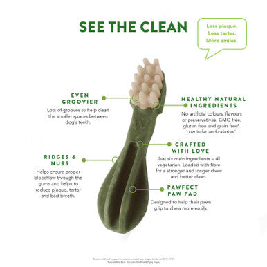 Whimzees Toothbrush X-Small Dental Dog Treats 48 Pack