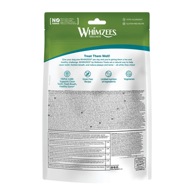 Whimzees Toothbrush Medium Dental Dog Treats 12 Pack