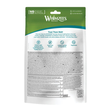 Whimzees Toothbrush Small Dental Dog Treats 24 Pack