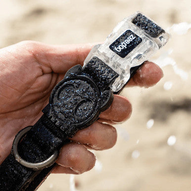 Front view of the Zee.Dog NeoPro Black Collar range.