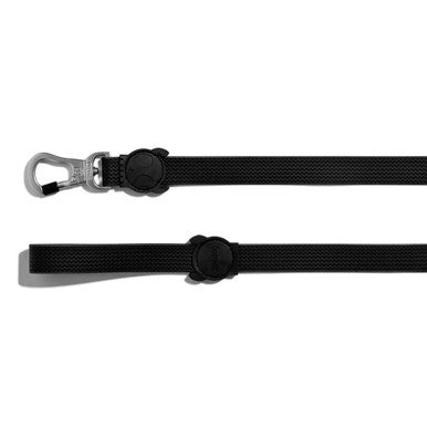 Front view of the Zee.Dog NeoPro Black Leash range.