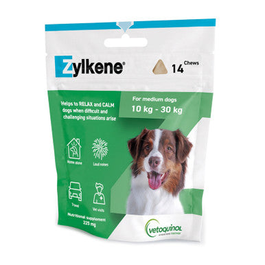Zylkene Calming Chews for Medium Dogs 10-30kg - 14 Chews