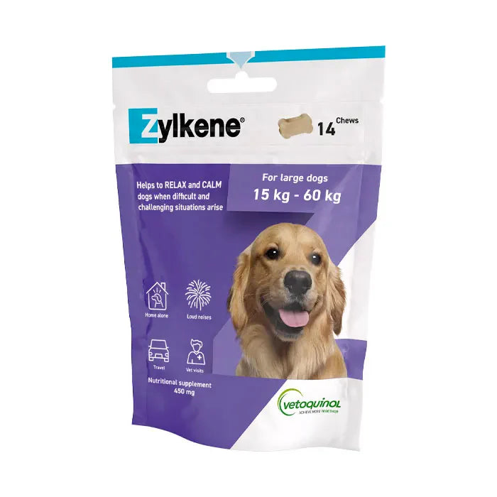 Zylkene Calming Chews for Large Dogs 15-60kg - 14 Chews