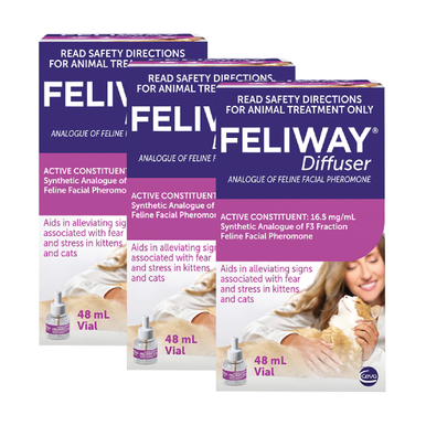 Feliway 48mL Diffuser Refill - 3 Pack