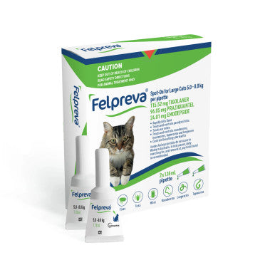 Felpreva Spot-On for Large Cats 5-8kg - 2PK