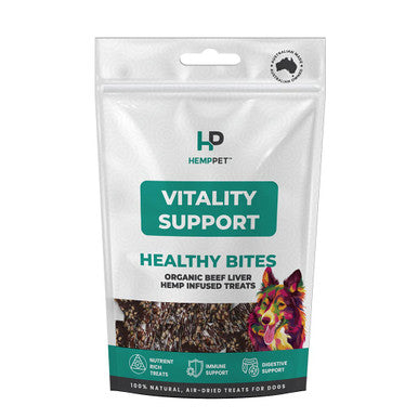 HempPet Vitality - Hemp & Beef Liver Treats for Dogs 80g